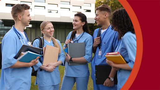 Studenti di una scuola di specializzazione di ambito medico